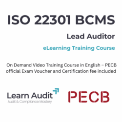 PECB Certified ISO 22301 Lead Auditor eLearning Training Course