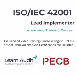 ISO/IEC 42001 Lead Implementer – eLearning Training Course